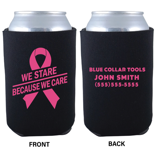 Breast Cancer Awareness Can Koozies