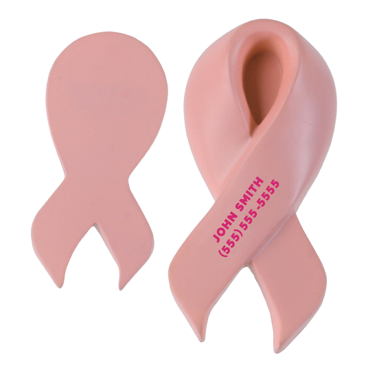 Breast Cancer Awareness Stress Reliever Ribbons